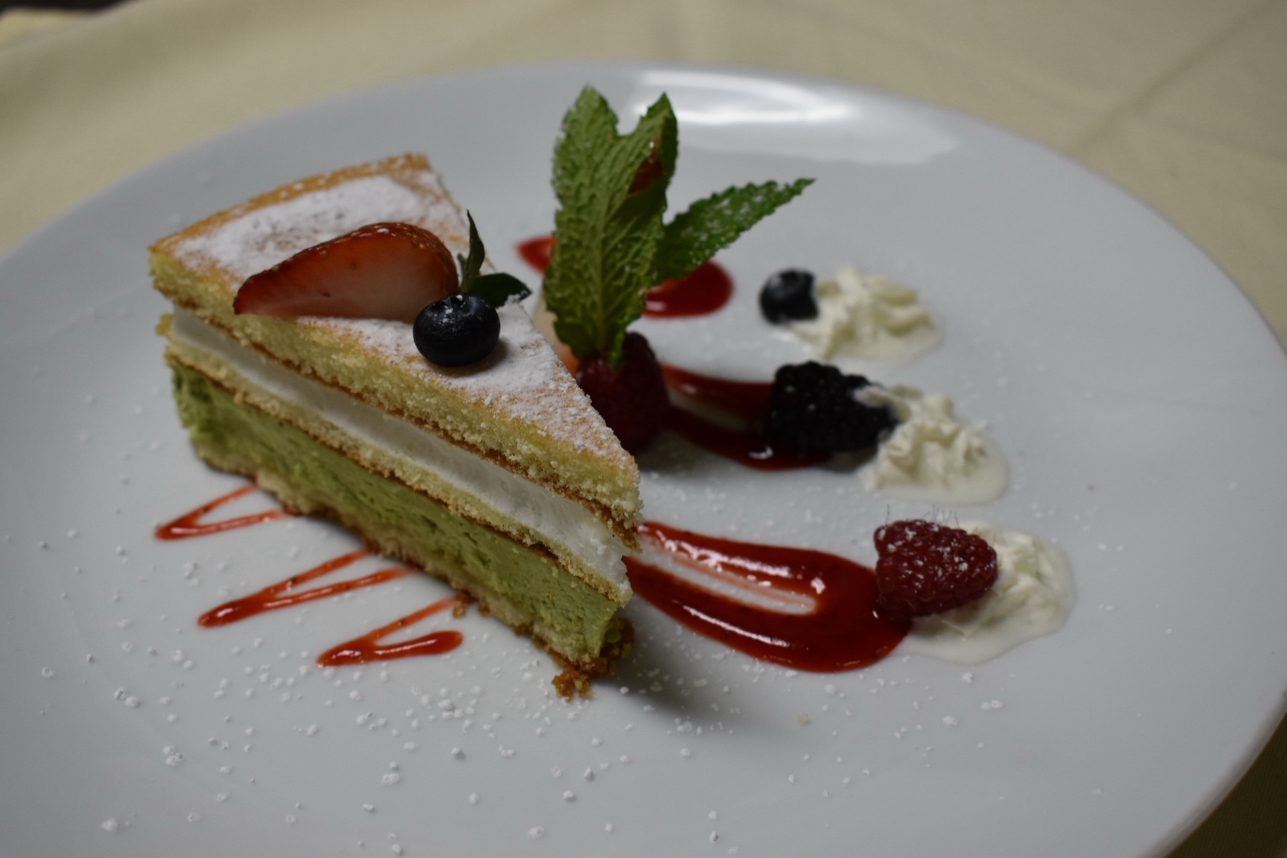 Pistachio Ricotta Cake.