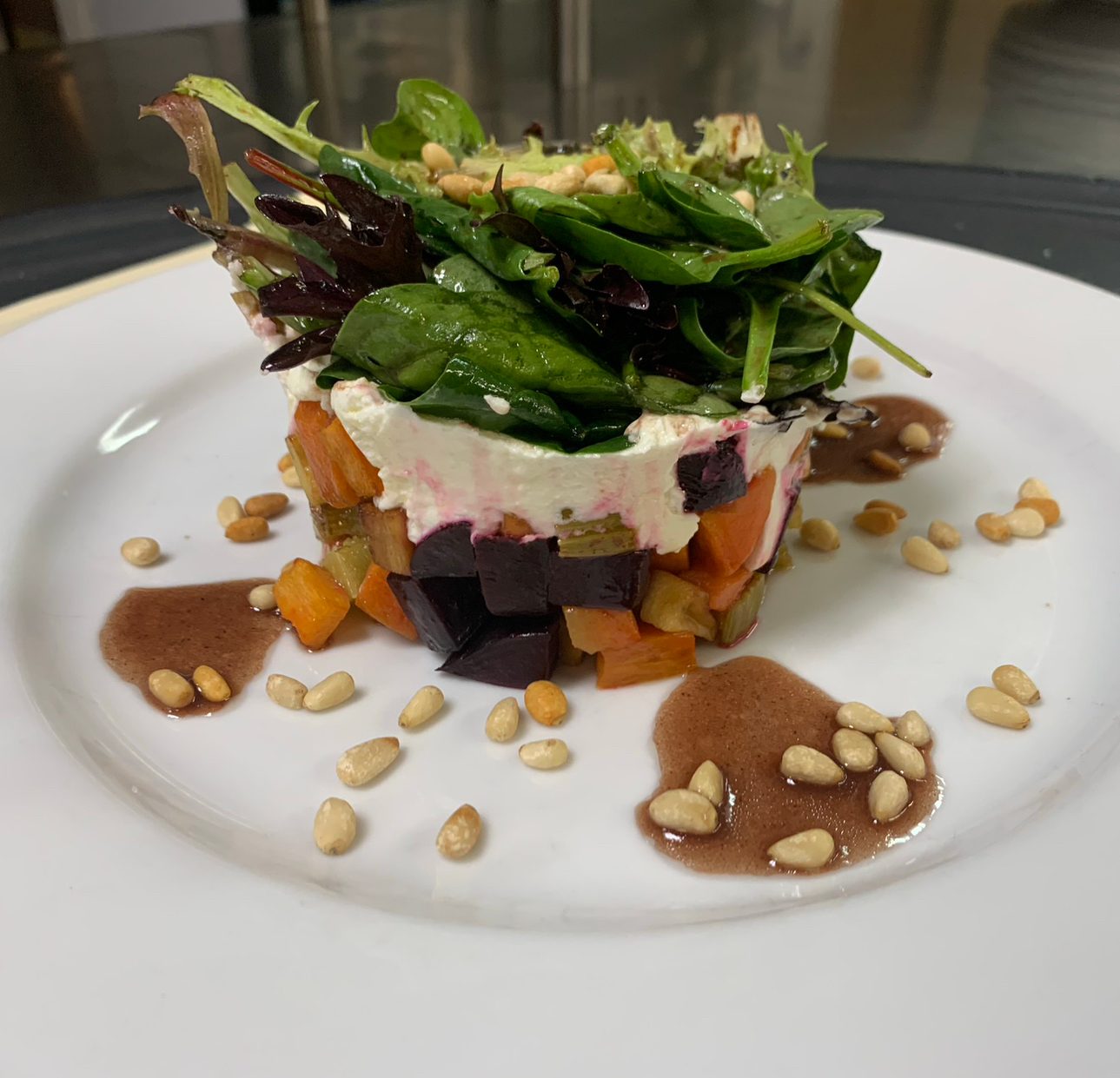 Goat Cheese Salad.