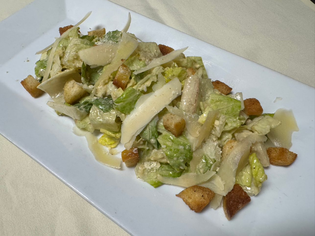 Classic Caesar Salad.