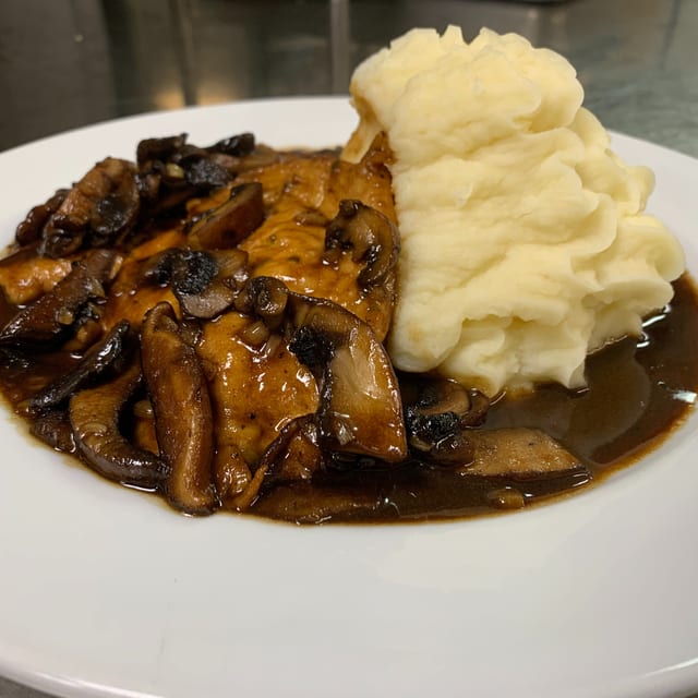 Chicken Marsala.