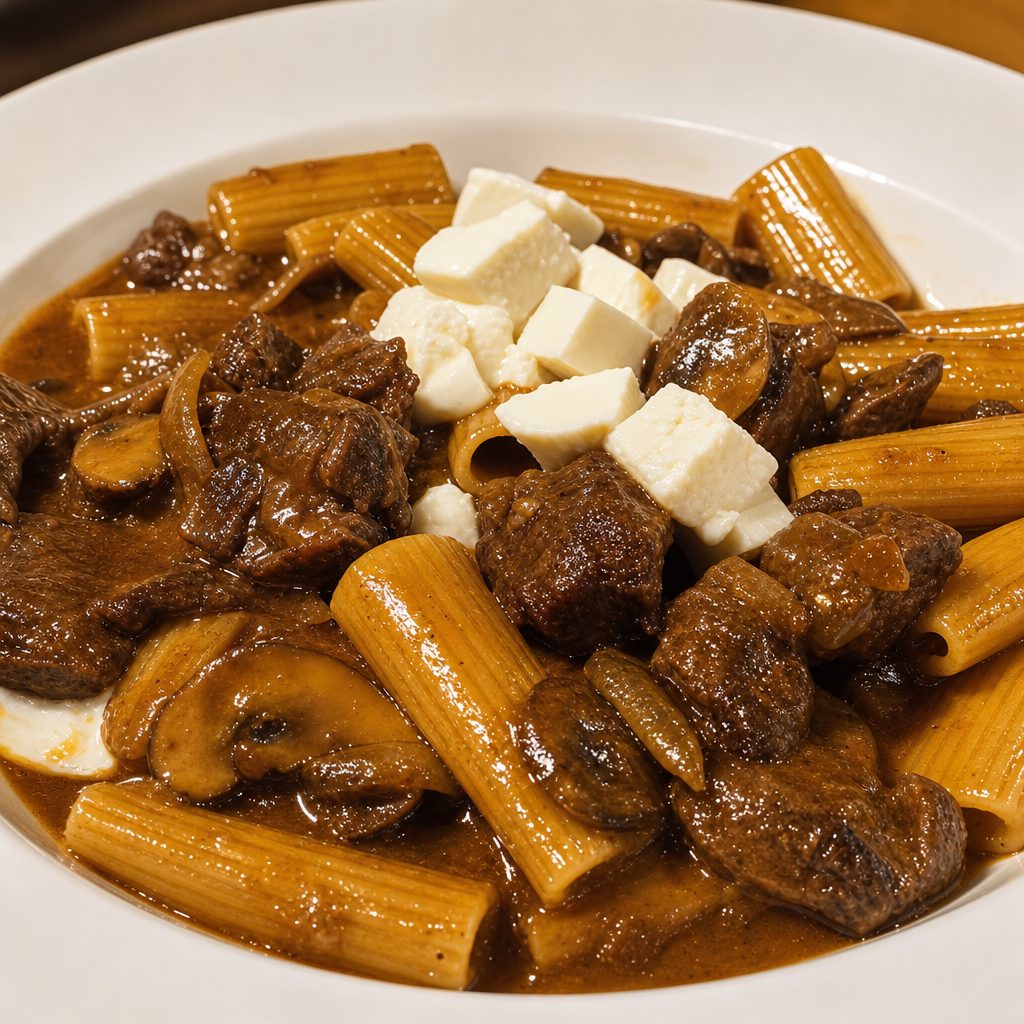 Rigatoni Boscaiola.