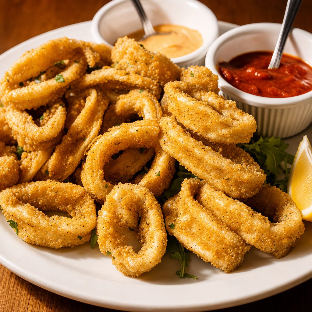 Crispy Fried Calamari.