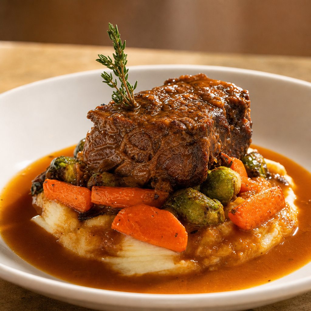 Braised Short Ribs.