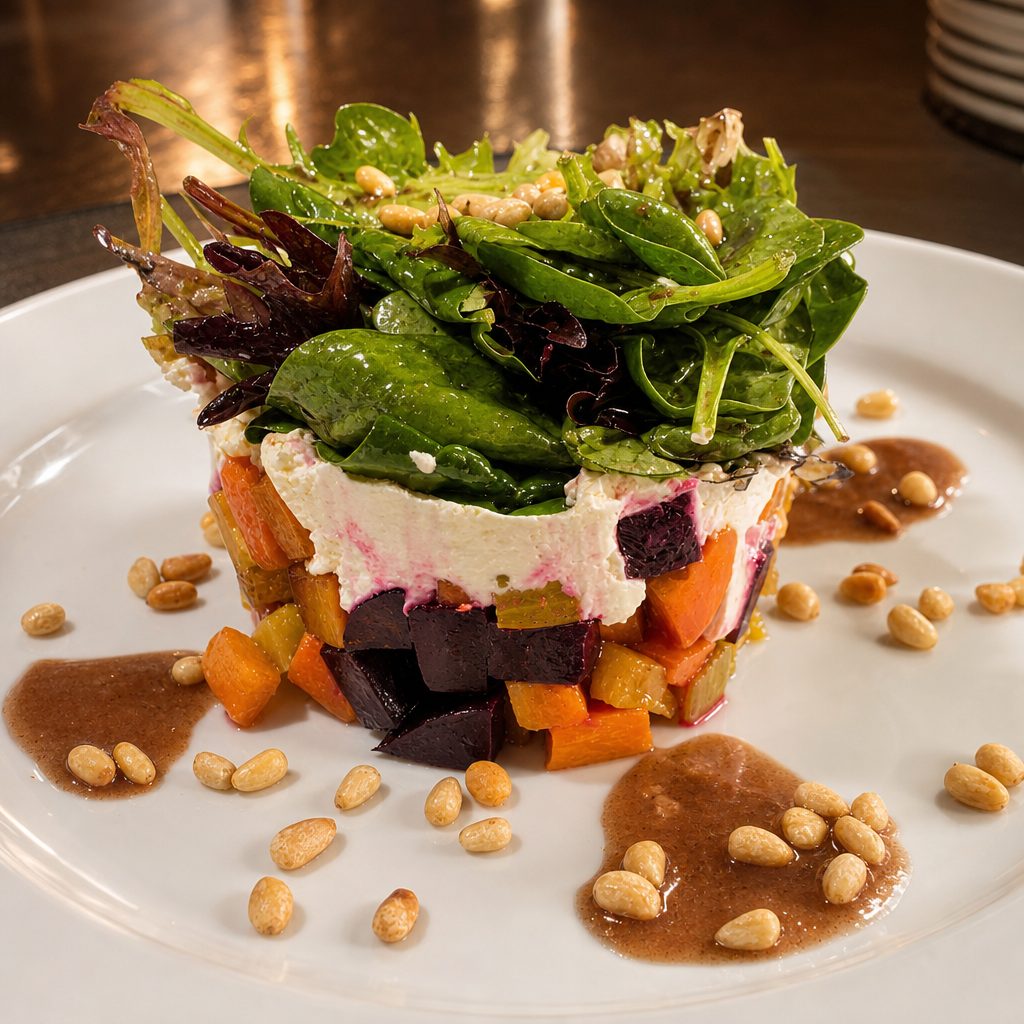 Goat Cheese Salad.
