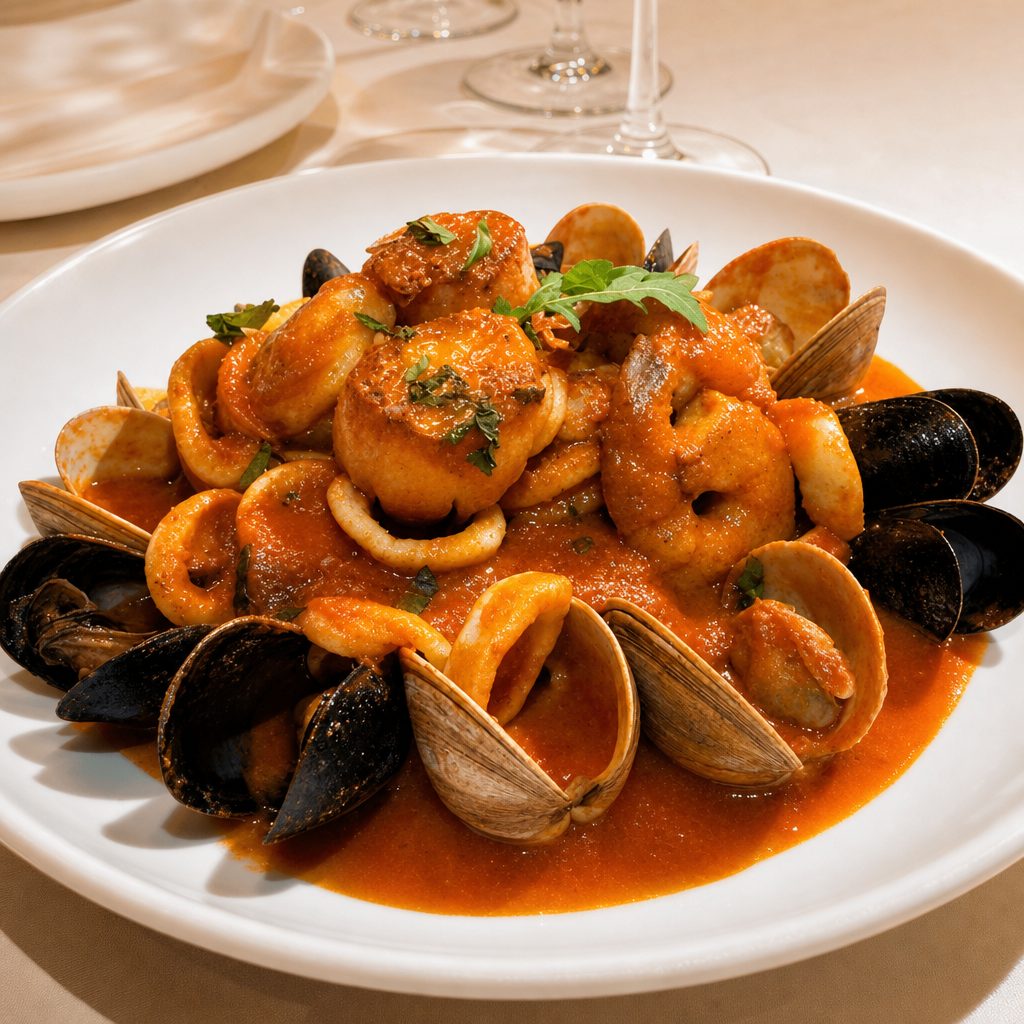 Linguine Frutti Di Mare.