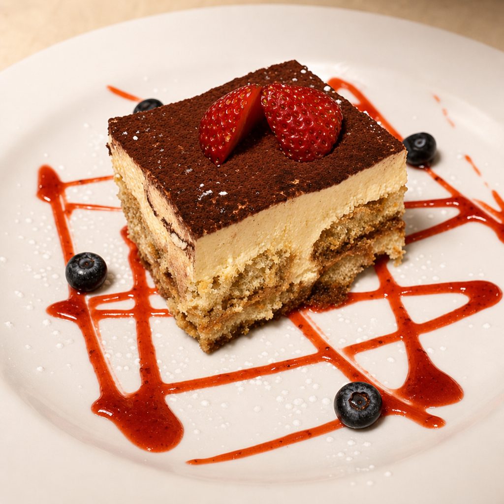 Traditional Tiramisu.