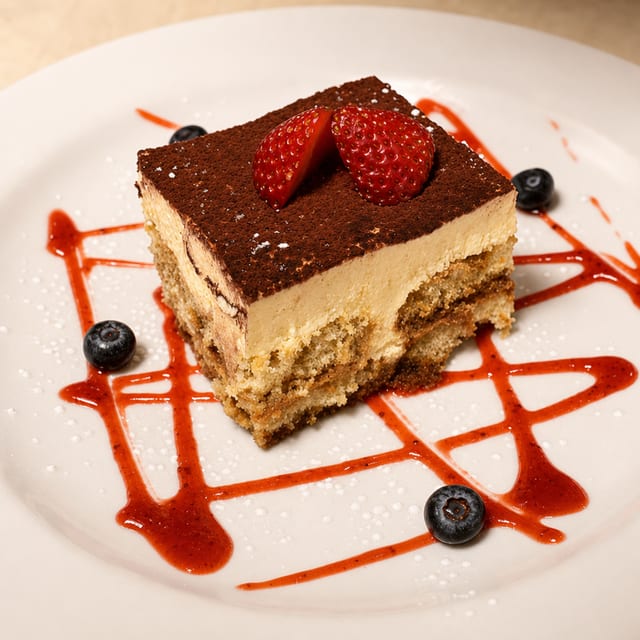 Traditional Tiramisu.