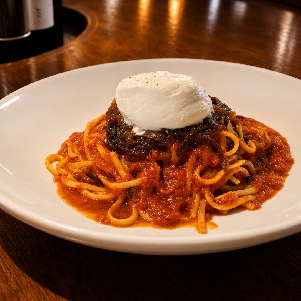 Linguine Pomodoro.