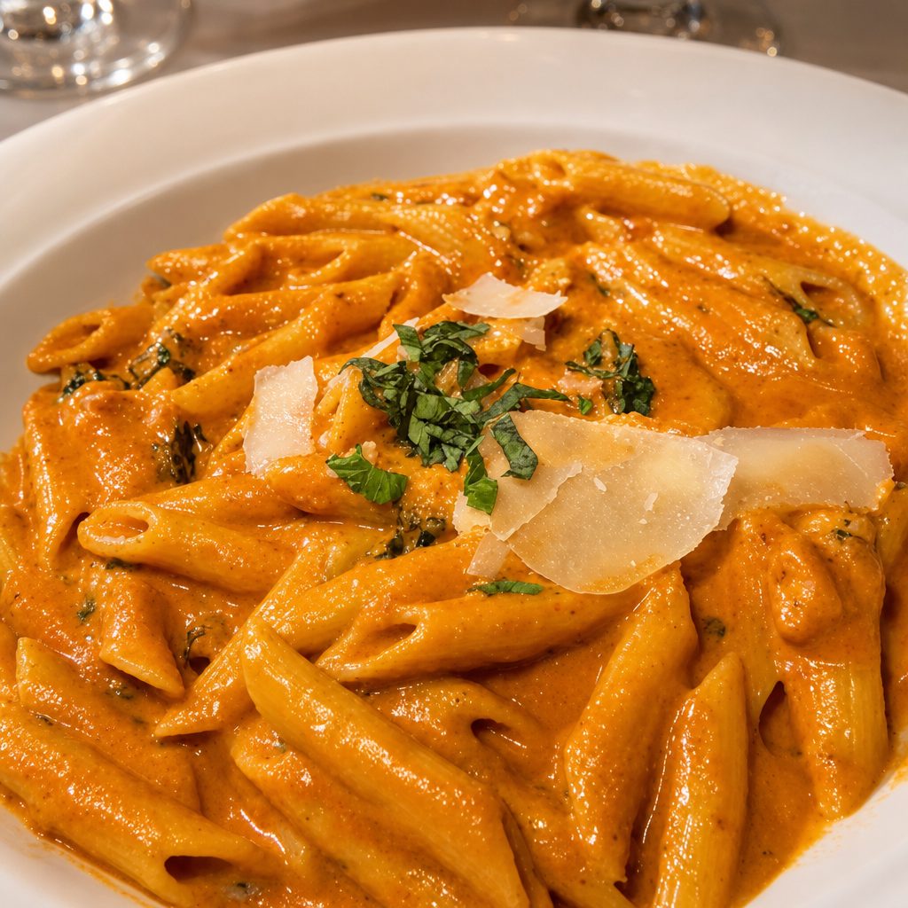 Penne Ala Vodka Pasta.