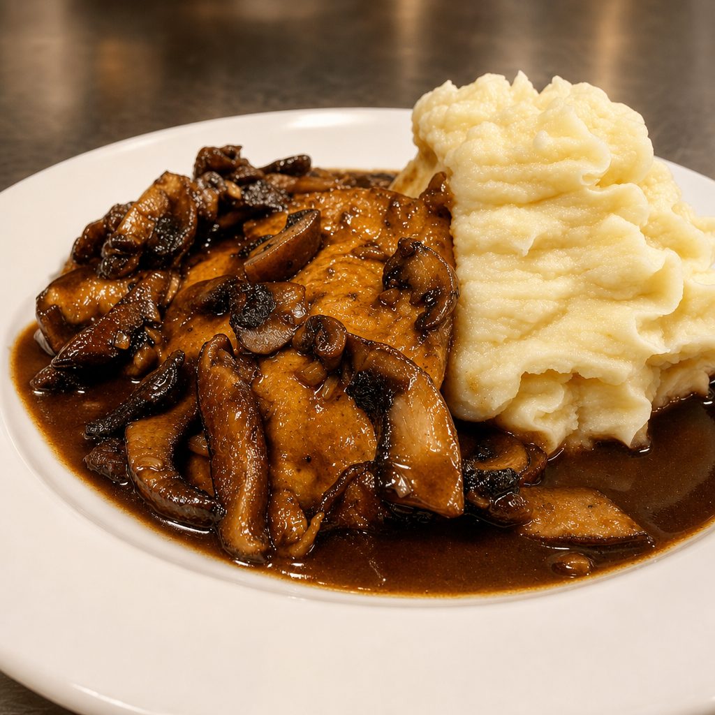 Chicken Marsala.